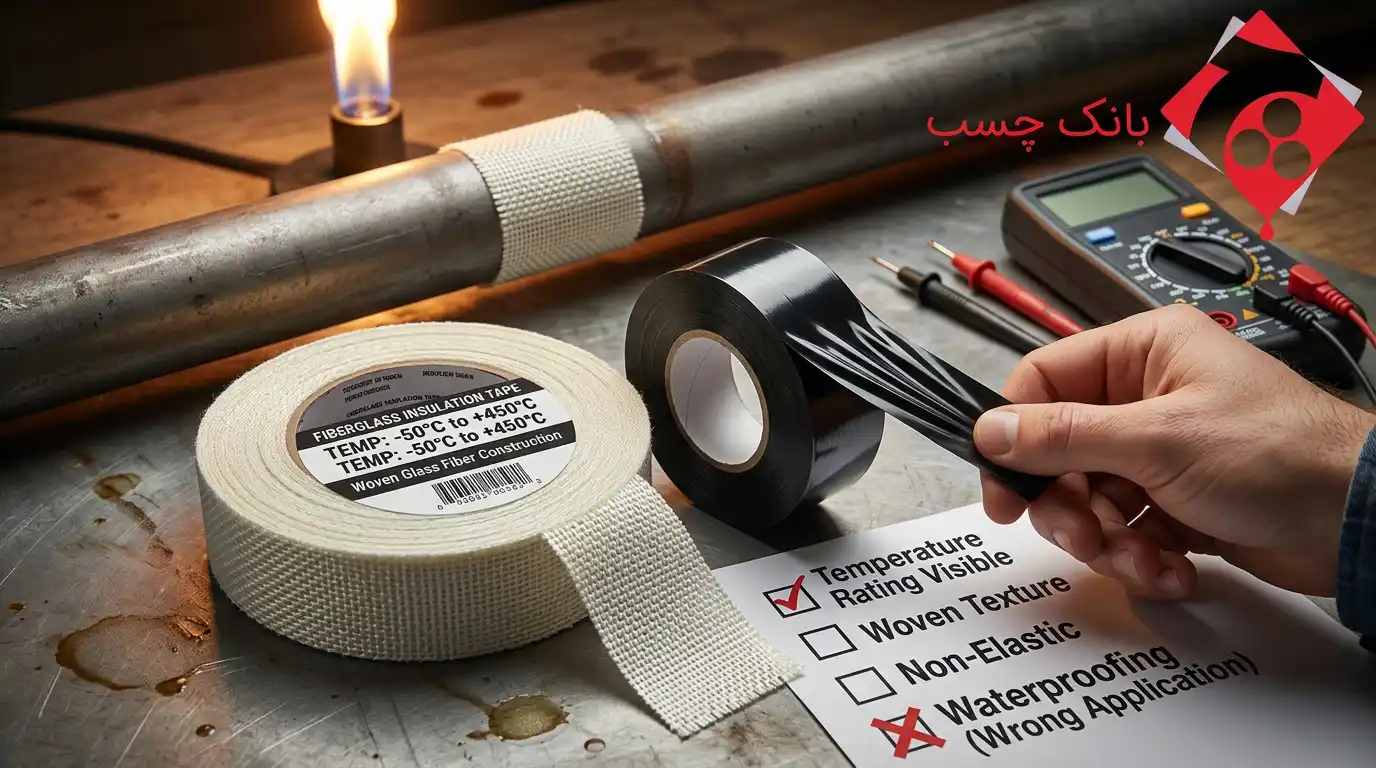 چطور بفهمم نواری که خریده‌ام واقعاً نسوز است؟