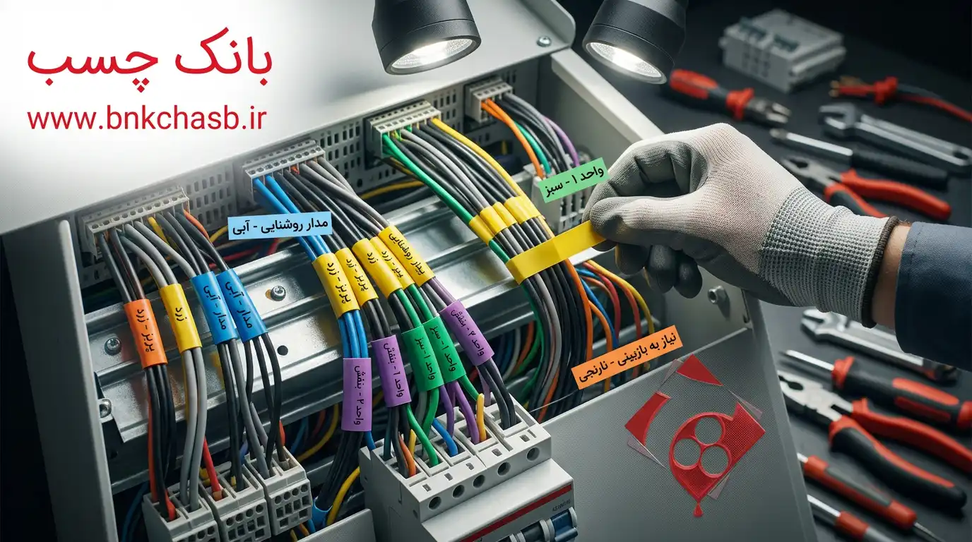 رنگ‌های خارج از استاندارد چسب برق