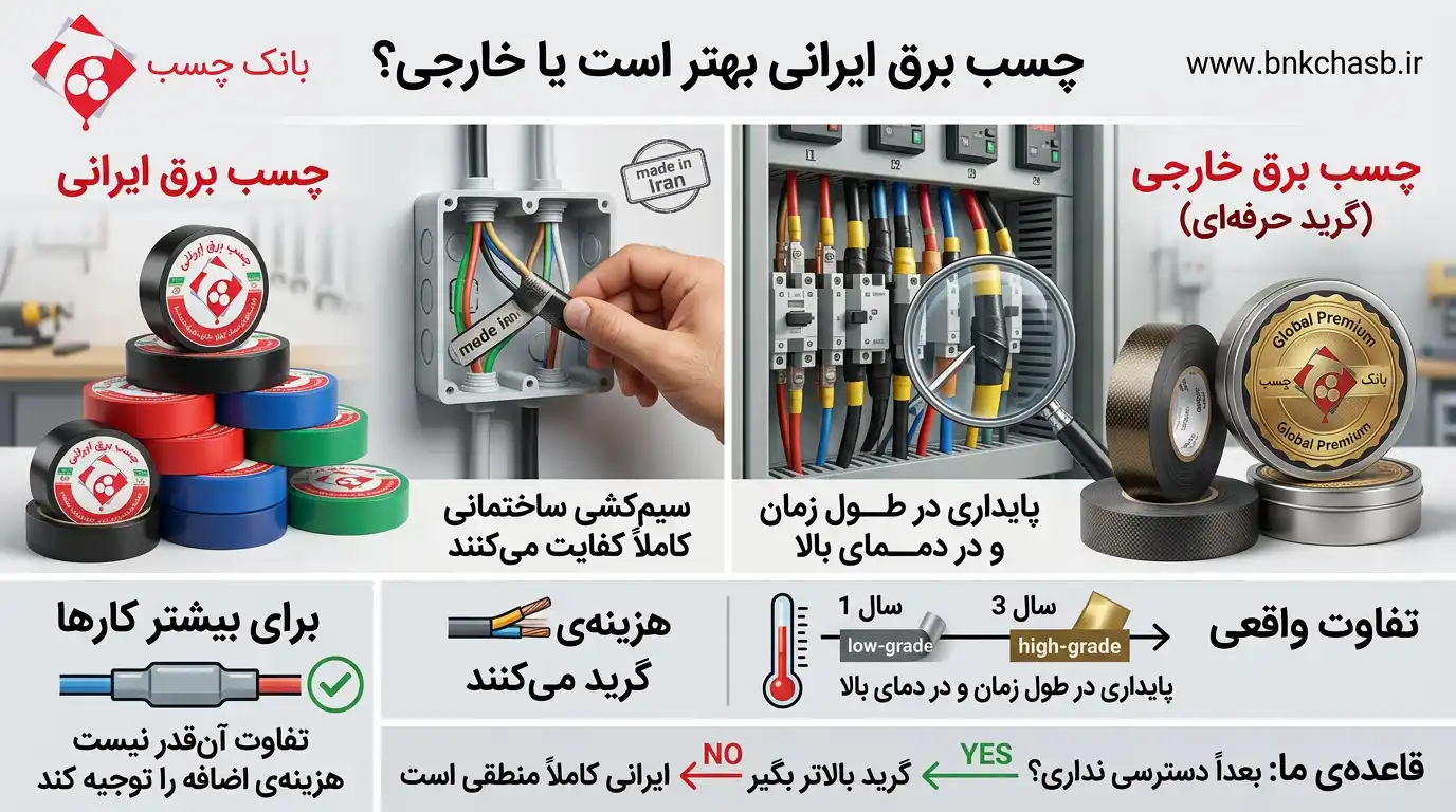 چسب ایرانی یا خارجی
