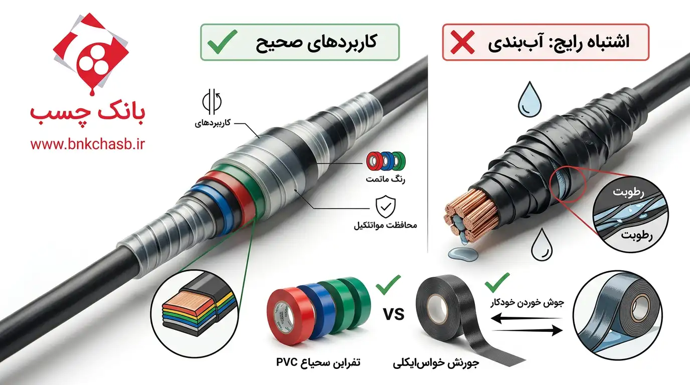چسب برق چه کاری می‌کند