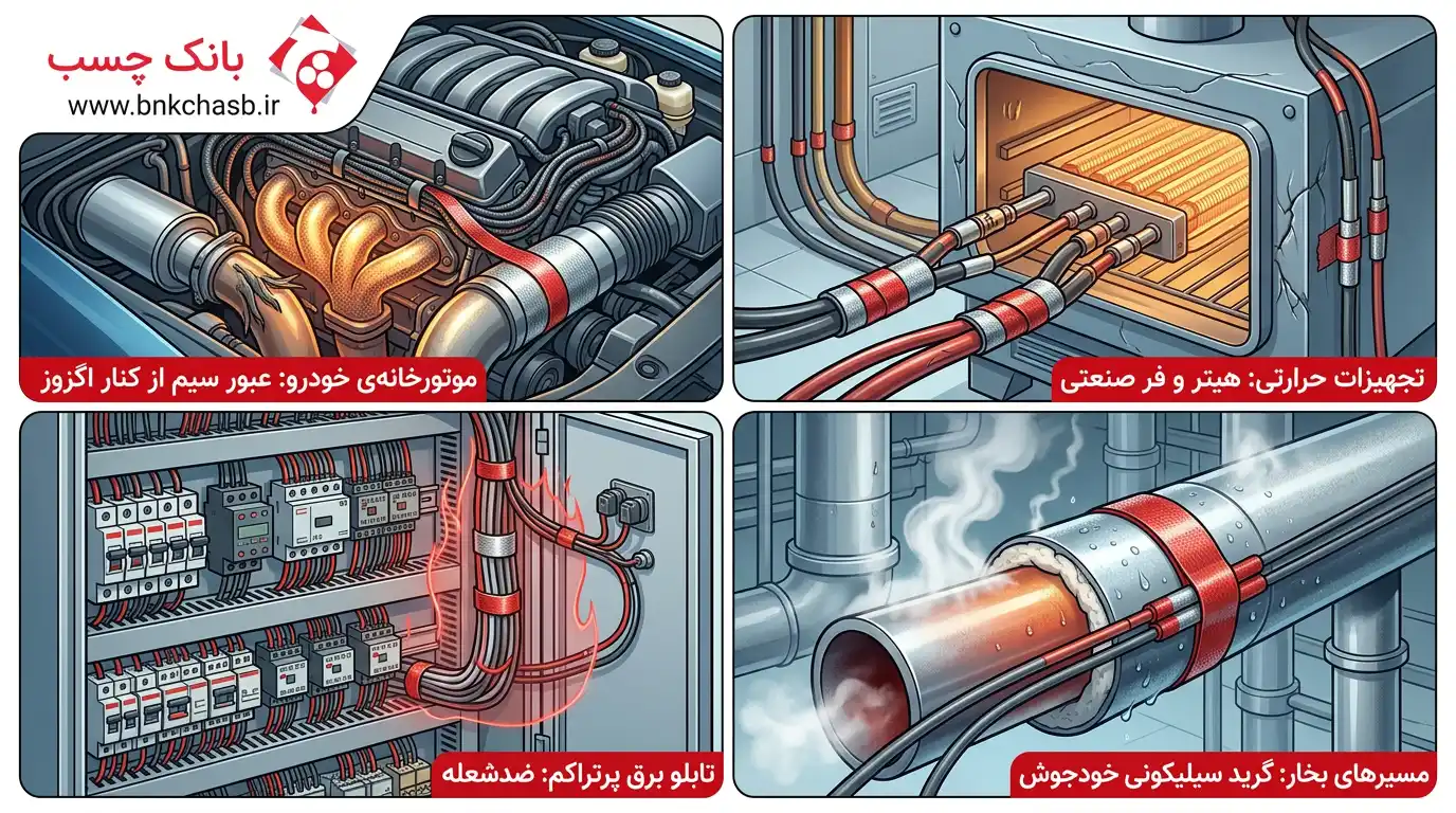 کجا واقعاً به چسب برق نسوز نیاز دارید
